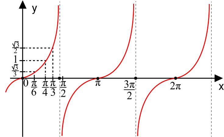 Funções Trigonométricas: Gráfico da Função Tangente