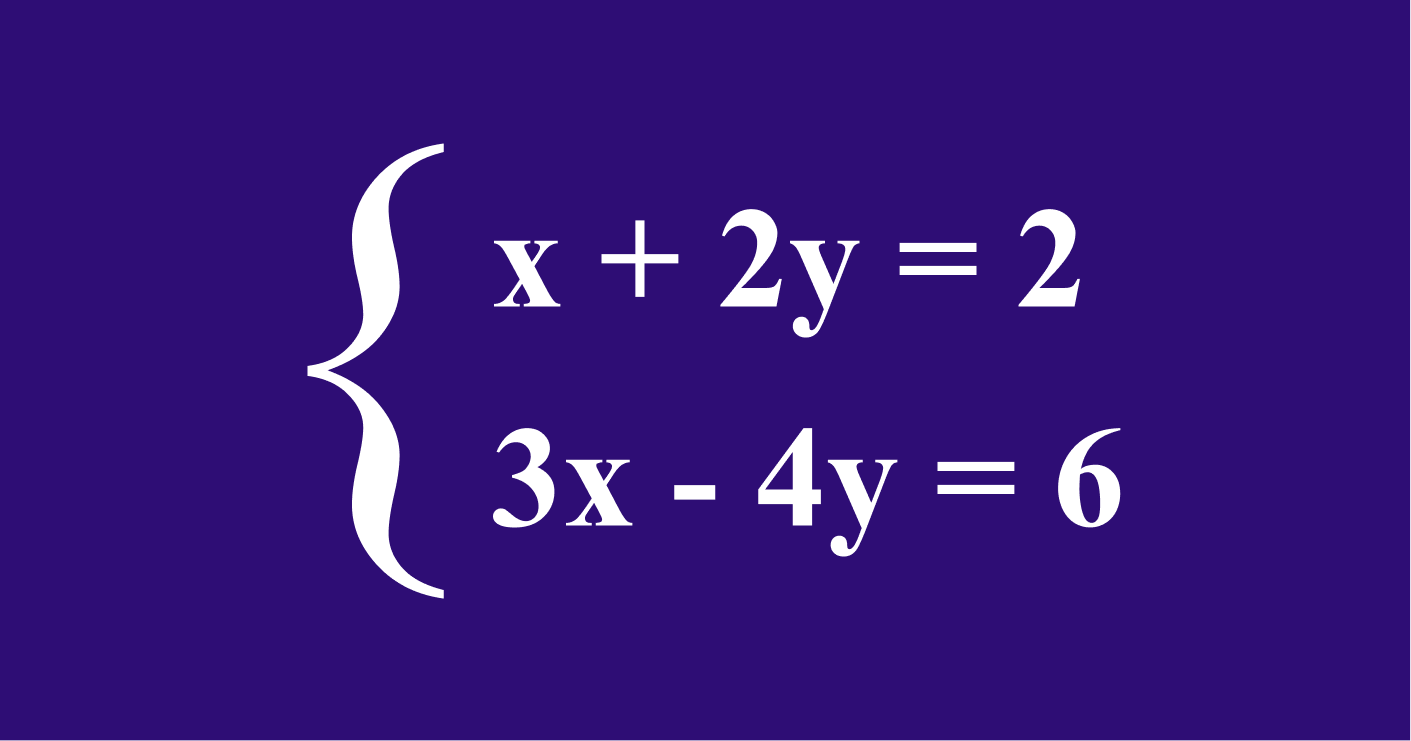 Sistema de equação, Sistema de equação