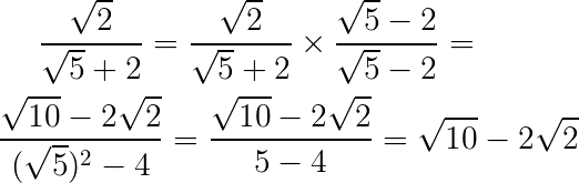 Simplificação de expressão, ⚡ Como simplificar essa expressão com raiz no  denominador❓ Resposta:  Revisando ☑  racionalização de denominadores ☑ produtos, By omatematico.com