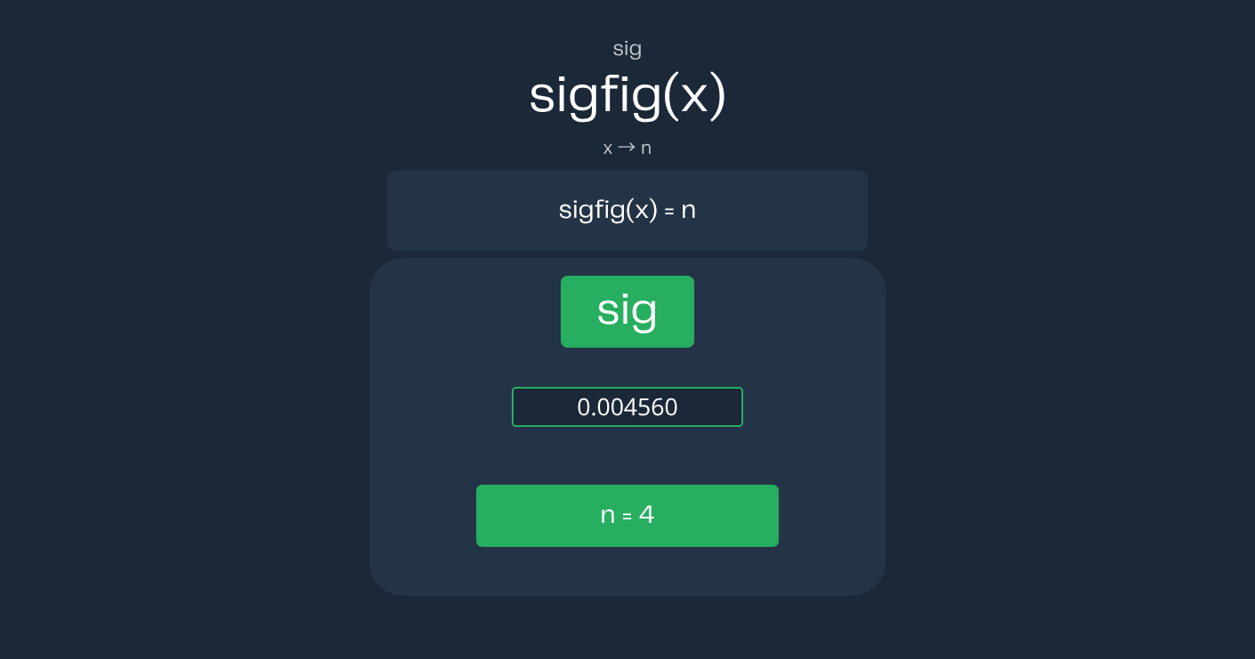 Calculadora de Algarismos Significativos