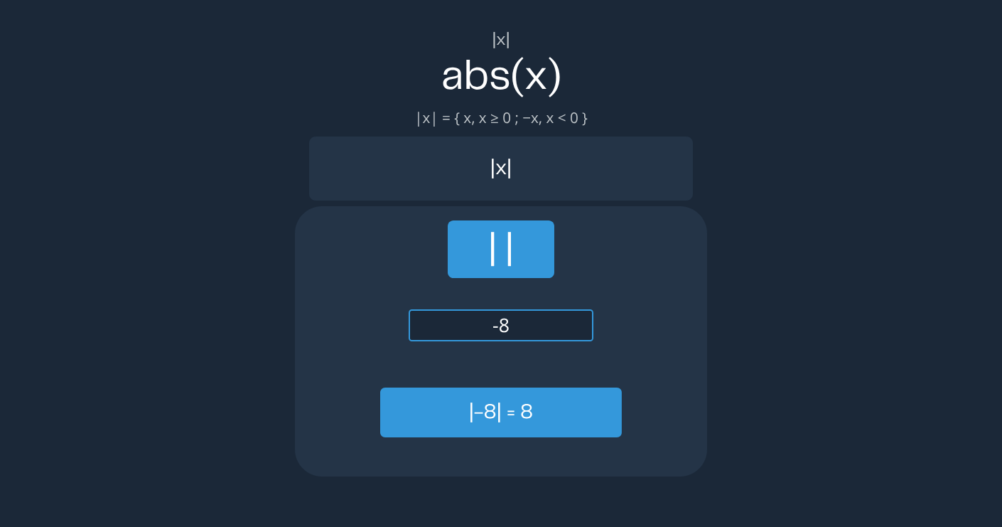 Calculadora de Módulo