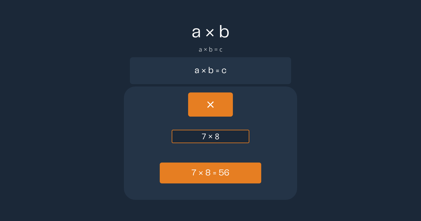 Calculadora de Multiplicação